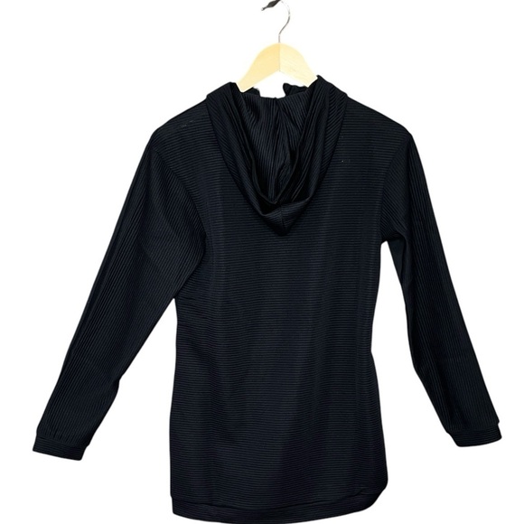 NEW ASICS Performance Jersey Womens sze S | Black Jersey Hoodie - Picture 6 of 16